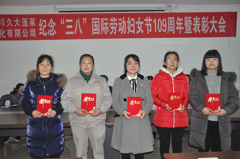 蓬萊公司召開三八節(jié)紀(jì)念暨表彰大會(huì)